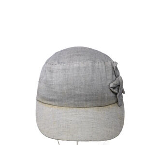 D&Y Elastafit Fitted Army Cap Gray One Size Flower Stretch Outdoor